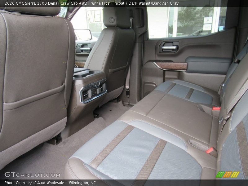 White Frost Tricoat / Dark Walnut/Dark Ash Gray 2020 GMC Sierra 1500 Denali Crew Cab 4WD