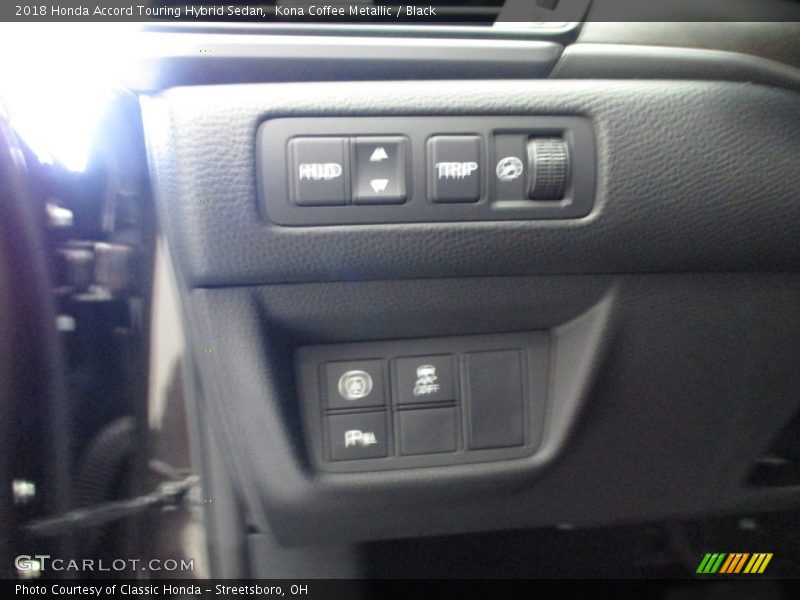 Kona Coffee Metallic / Black 2018 Honda Accord Touring Hybrid Sedan