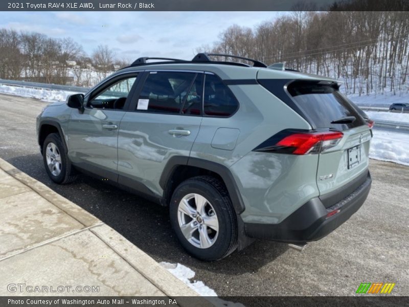 Lunar Rock / Black 2021 Toyota RAV4 XLE AWD