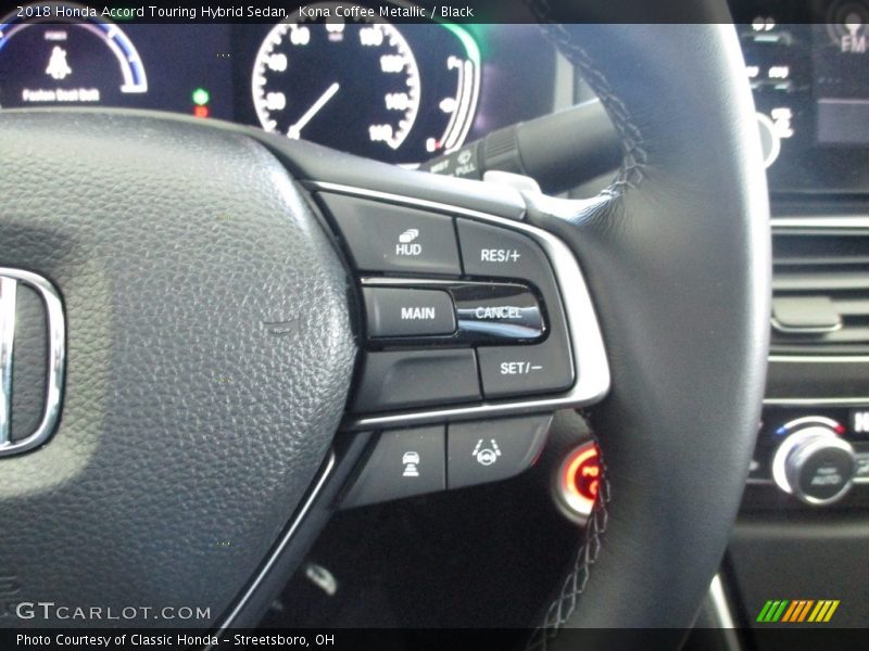 Kona Coffee Metallic / Black 2018 Honda Accord Touring Hybrid Sedan