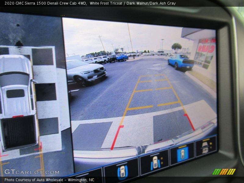 White Frost Tricoat / Dark Walnut/Dark Ash Gray 2020 GMC Sierra 1500 Denali Crew Cab 4WD