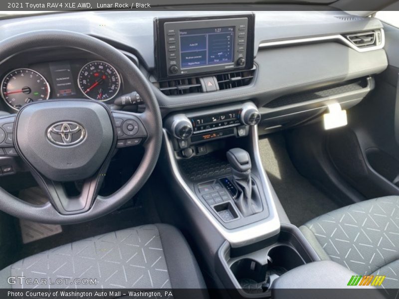 Lunar Rock / Black 2021 Toyota RAV4 XLE AWD
