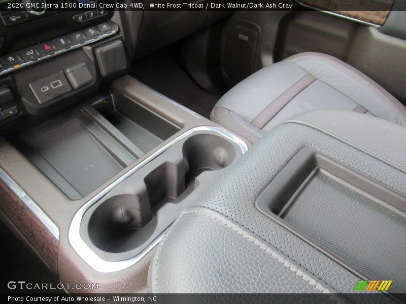 White Frost Tricoat / Dark Walnut/Dark Ash Gray 2020 GMC Sierra 1500 Denali Crew Cab 4WD