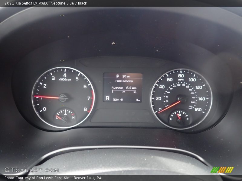 Neptune Blue / Black 2021 Kia Seltos LX AWD