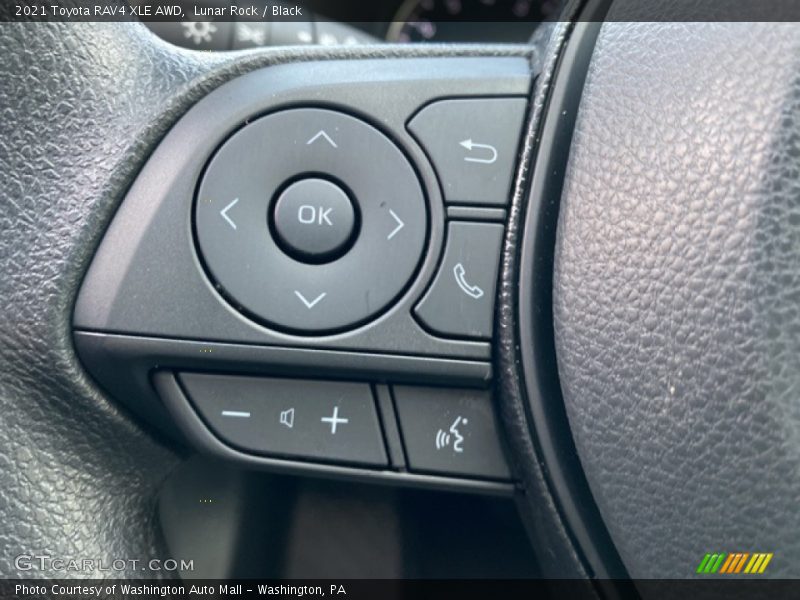Lunar Rock / Black 2021 Toyota RAV4 XLE AWD