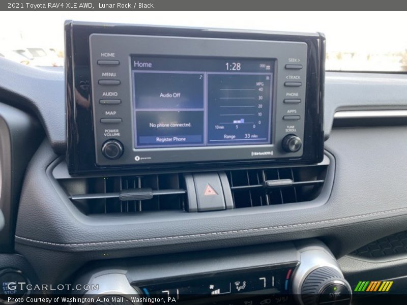 Lunar Rock / Black 2021 Toyota RAV4 XLE AWD