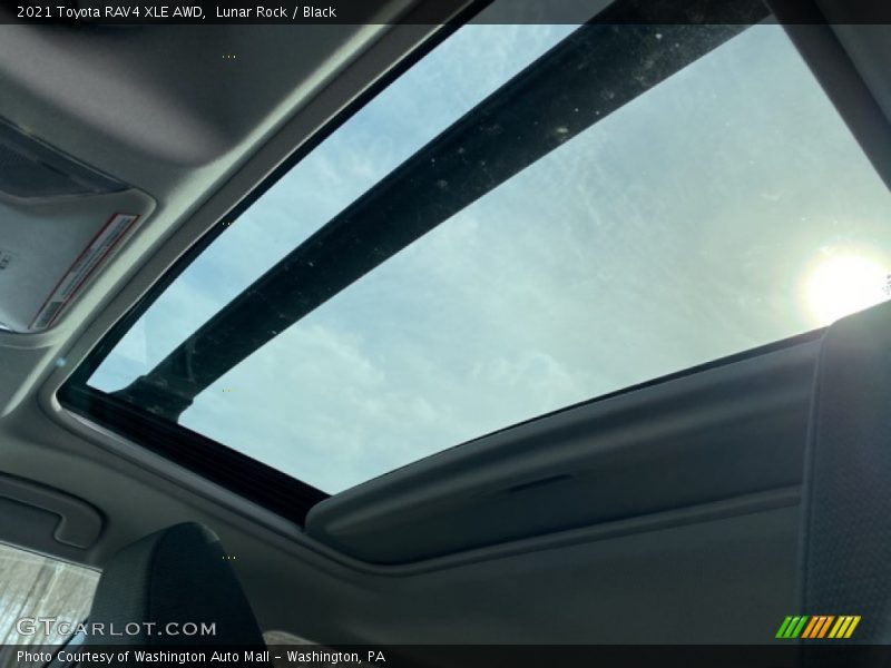 Lunar Rock / Black 2021 Toyota RAV4 XLE AWD
