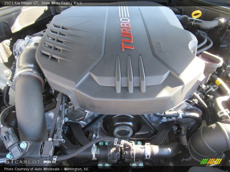 Snow White Pearl / Black 2021 Kia Stinger GT