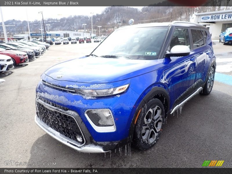 Neptune Blue / Black 2021 Kia Soul X-Line