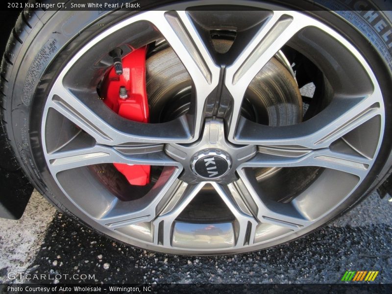 Snow White Pearl / Black 2021 Kia Stinger GT