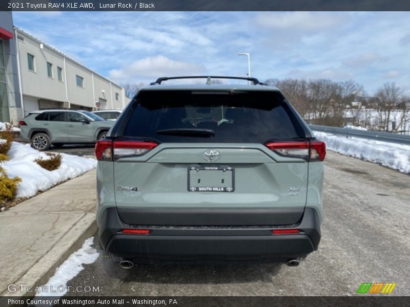 Lunar Rock / Black 2021 Toyota RAV4 XLE AWD