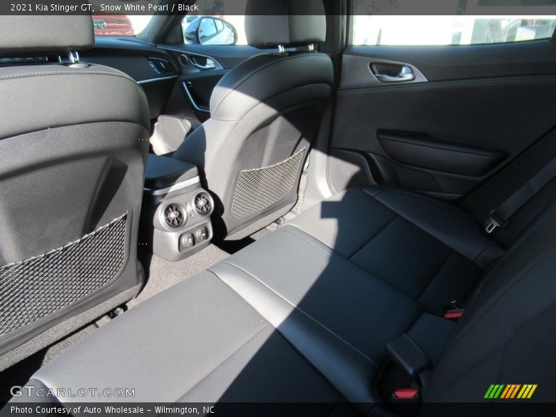 Snow White Pearl / Black 2021 Kia Stinger GT