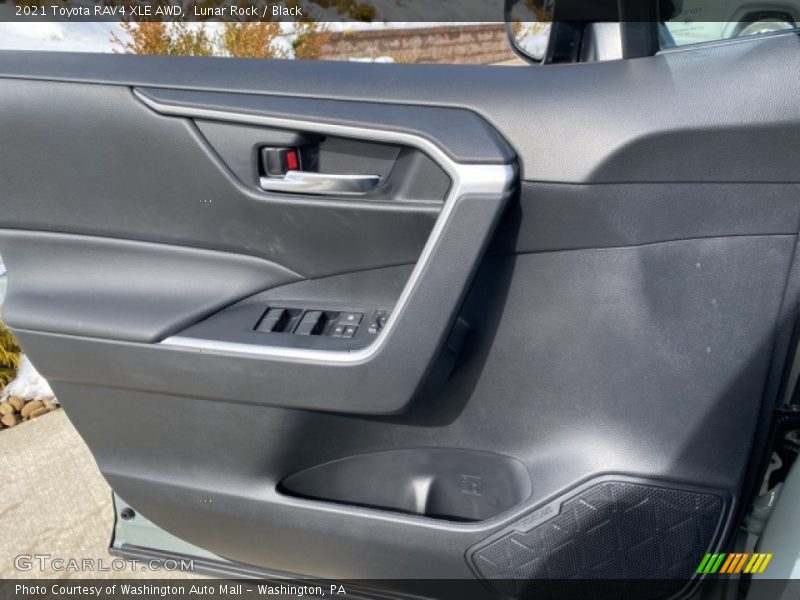 Lunar Rock / Black 2021 Toyota RAV4 XLE AWD