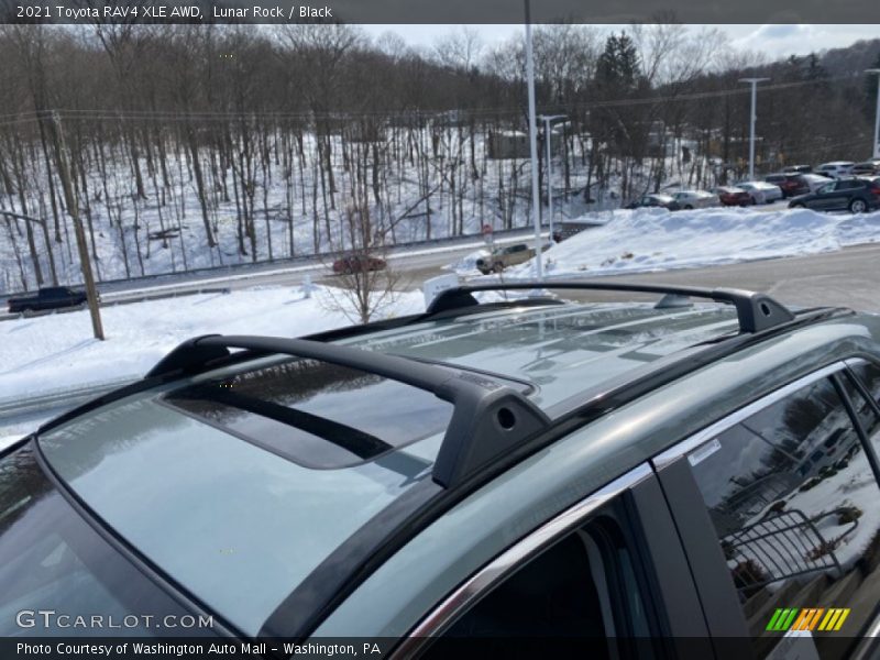 Lunar Rock / Black 2021 Toyota RAV4 XLE AWD