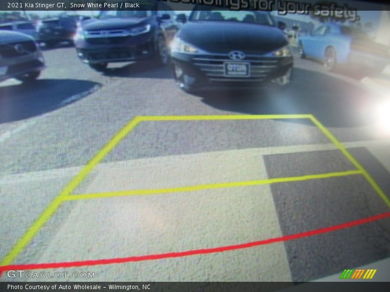 Snow White Pearl / Black 2021 Kia Stinger GT