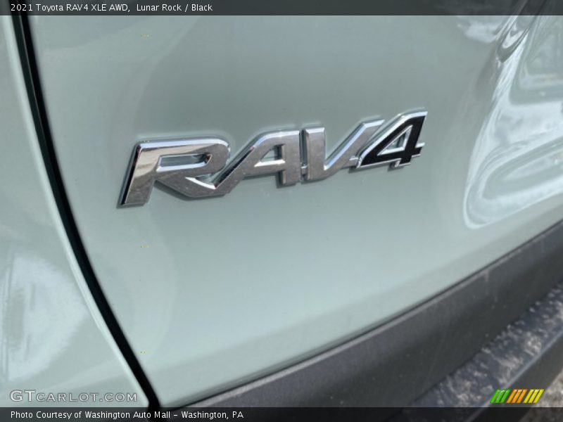 Lunar Rock / Black 2021 Toyota RAV4 XLE AWD