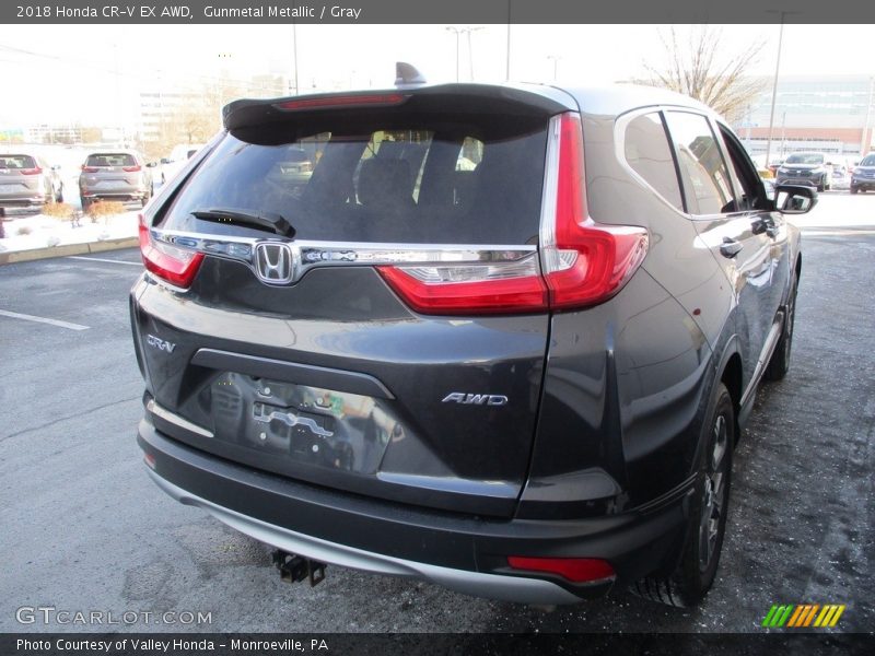 Gunmetal Metallic / Gray 2018 Honda CR-V EX AWD