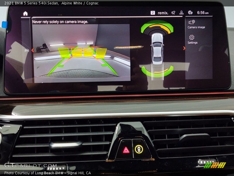 Alpine White / Cognac 2021 BMW 5 Series 540i Sedan