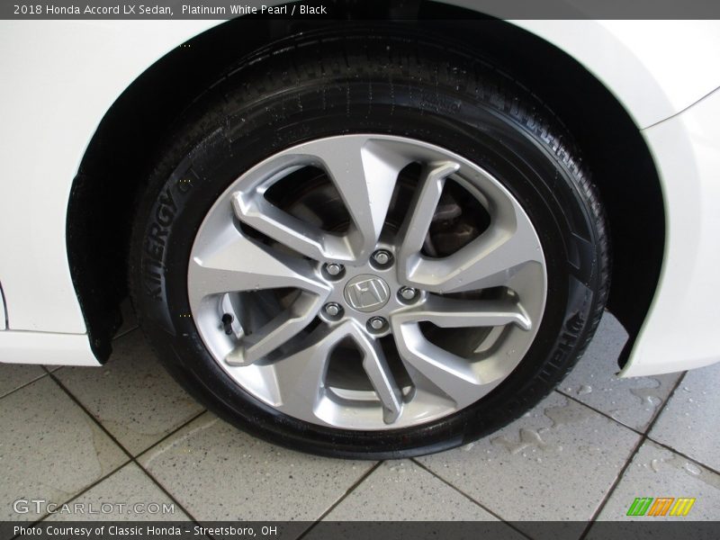 Platinum White Pearl / Black 2018 Honda Accord LX Sedan