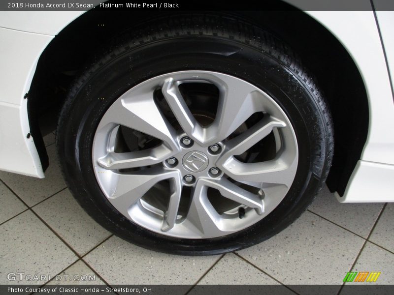 Platinum White Pearl / Black 2018 Honda Accord LX Sedan