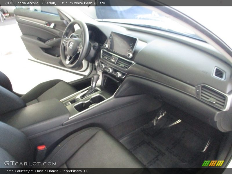 Platinum White Pearl / Black 2018 Honda Accord LX Sedan