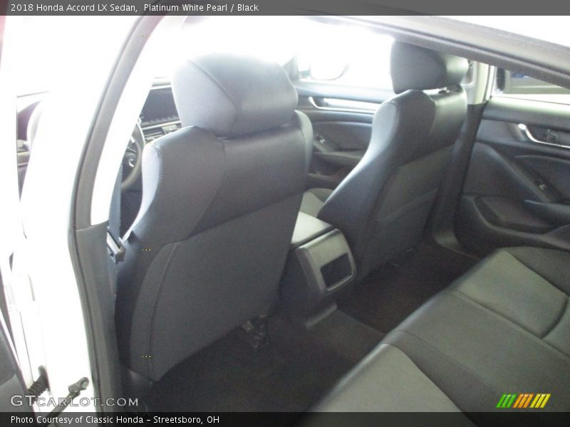 Platinum White Pearl / Black 2018 Honda Accord LX Sedan