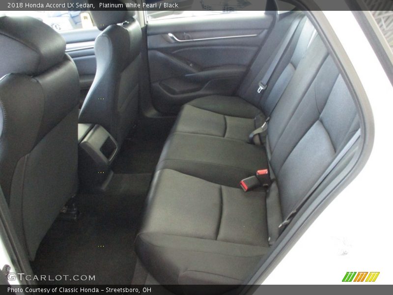 Platinum White Pearl / Black 2018 Honda Accord LX Sedan