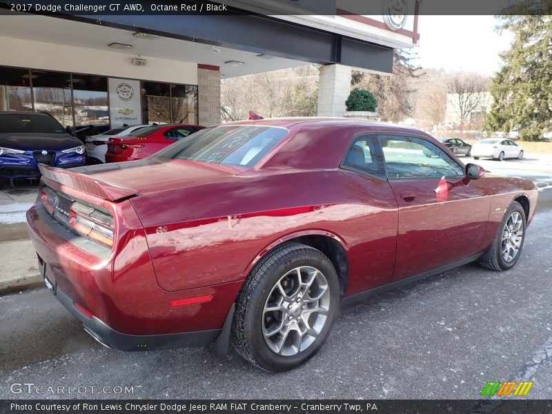 Octane Red / Black 2017 Dodge Challenger GT AWD