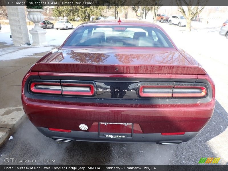 Octane Red / Black 2017 Dodge Challenger GT AWD