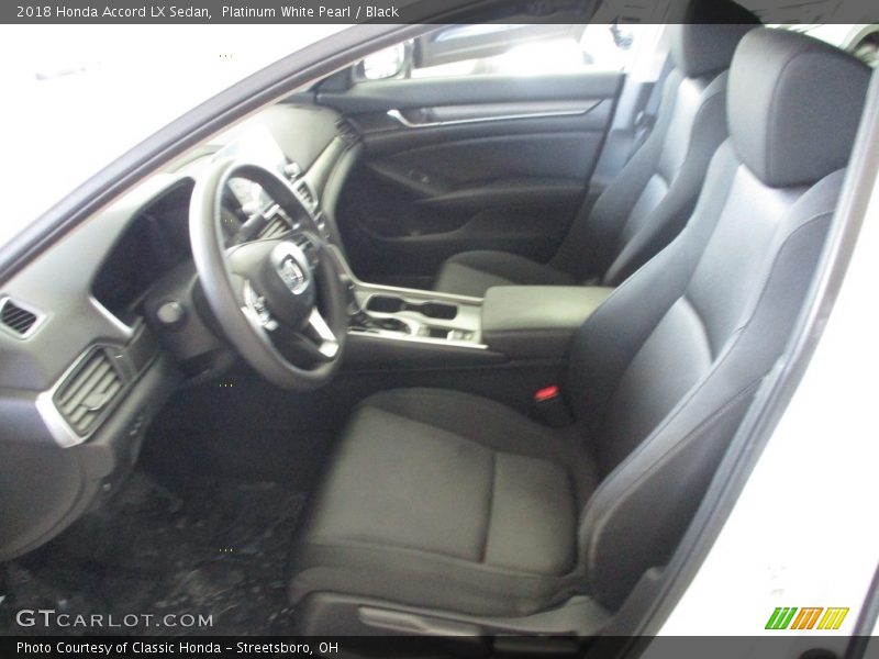 Platinum White Pearl / Black 2018 Honda Accord LX Sedan