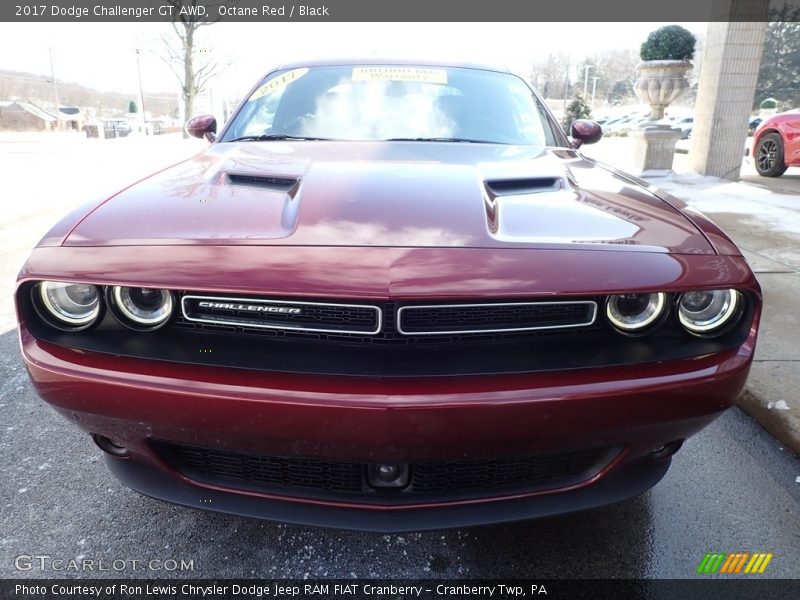 Octane Red / Black 2017 Dodge Challenger GT AWD