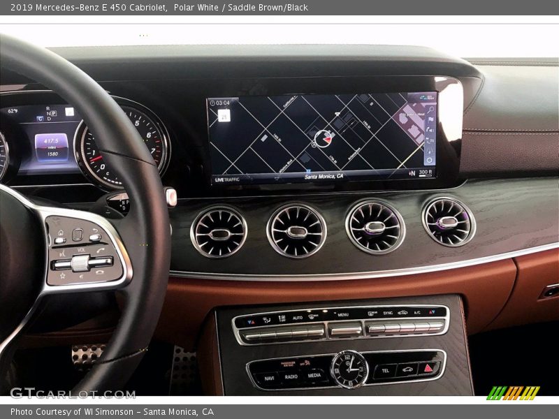 Polar White / Saddle Brown/Black 2019 Mercedes-Benz E 450 Cabriolet