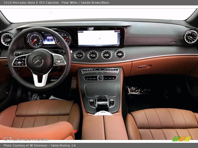 Polar White / Saddle Brown/Black 2019 Mercedes-Benz E 450 Cabriolet