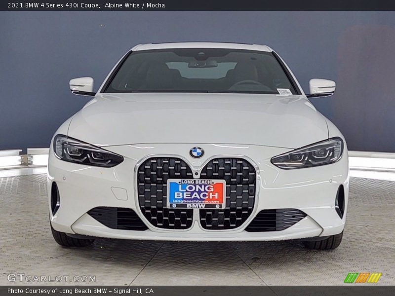 Alpine White / Mocha 2021 BMW 4 Series 430i Coupe