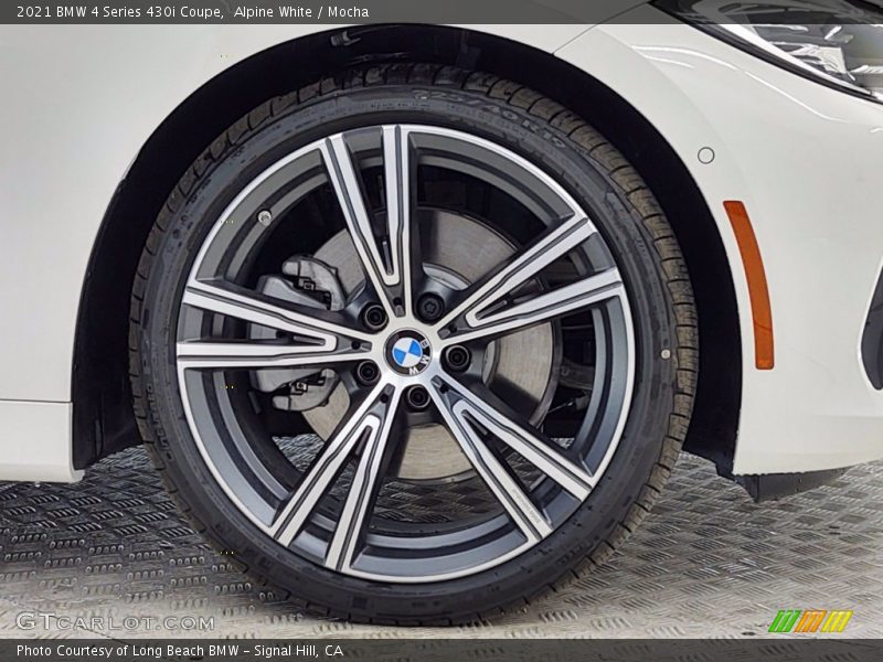 Alpine White / Mocha 2021 BMW 4 Series 430i Coupe