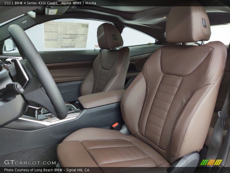 Alpine White / Mocha 2021 BMW 4 Series 430i Coupe