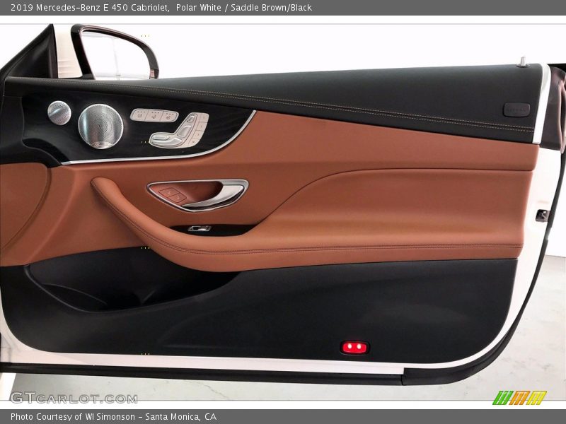 Polar White / Saddle Brown/Black 2019 Mercedes-Benz E 450 Cabriolet