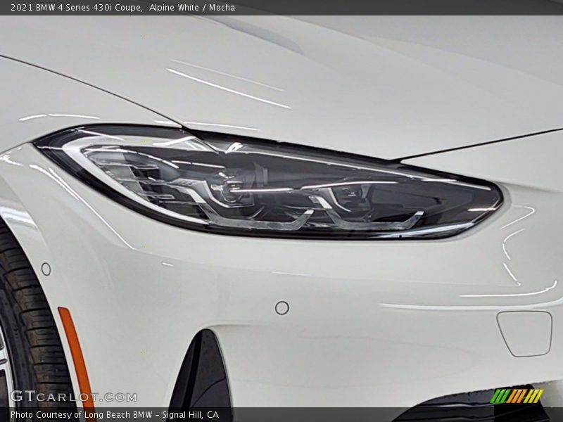 Alpine White / Mocha 2021 BMW 4 Series 430i Coupe