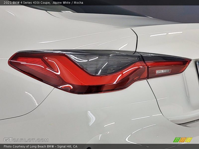Alpine White / Mocha 2021 BMW 4 Series 430i Coupe
