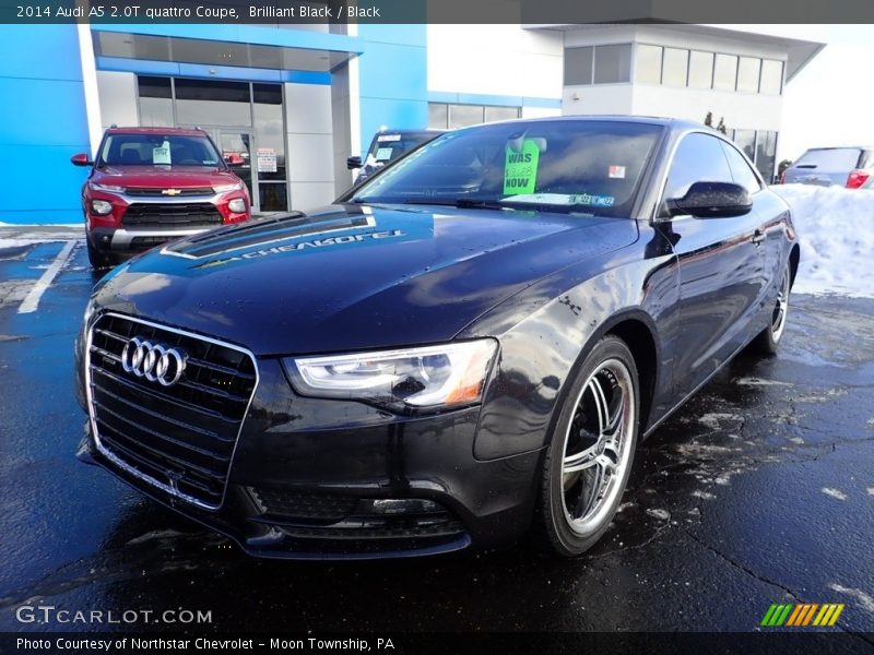 Brilliant Black / Black 2014 Audi A5 2.0T quattro Coupe