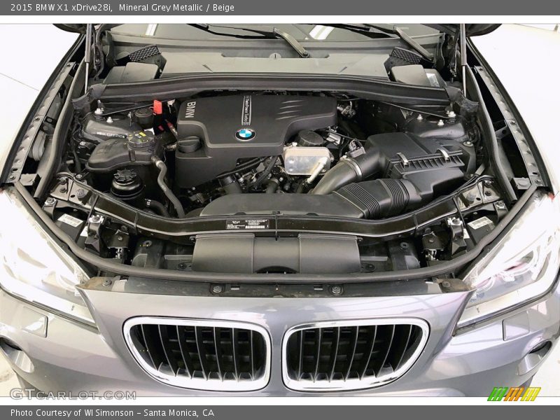 Mineral Grey Metallic / Beige 2015 BMW X1 xDrive28i