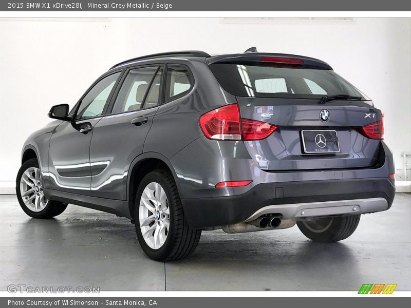 Mineral Grey Metallic / Beige 2015 BMW X1 xDrive28i