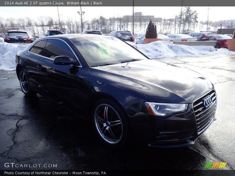 Brilliant Black / Black 2014 Audi A5 2.0T quattro Coupe