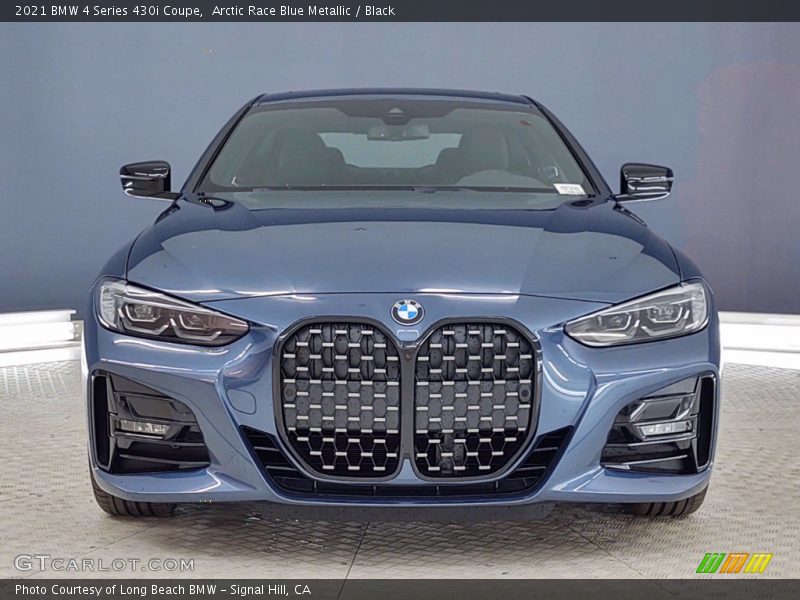 Arctic Race Blue Metallic / Black 2021 BMW 4 Series 430i Coupe