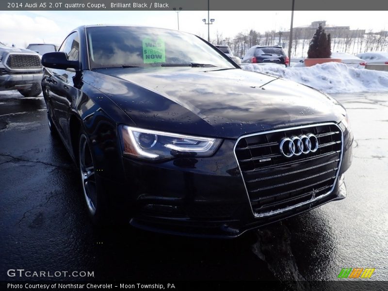 Brilliant Black / Black 2014 Audi A5 2.0T quattro Coupe