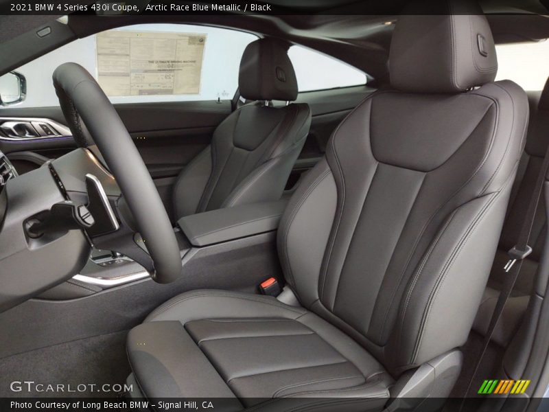 Arctic Race Blue Metallic / Black 2021 BMW 4 Series 430i Coupe