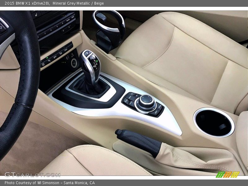 Mineral Grey Metallic / Beige 2015 BMW X1 xDrive28i
