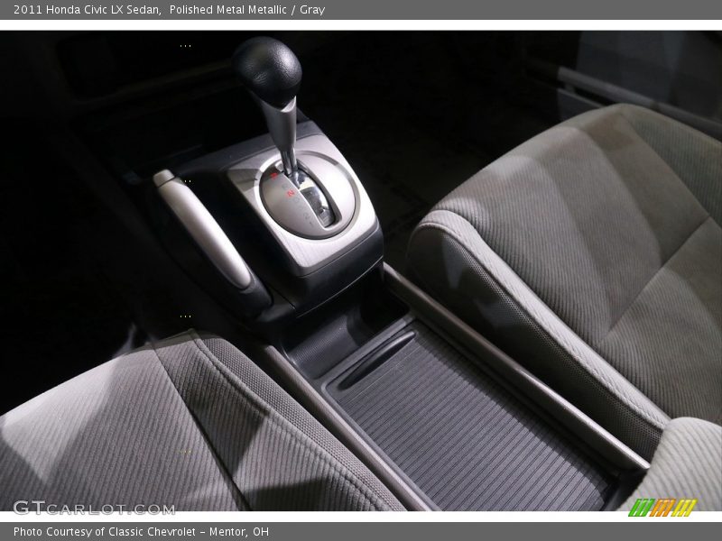 Polished Metal Metallic / Gray 2011 Honda Civic LX Sedan