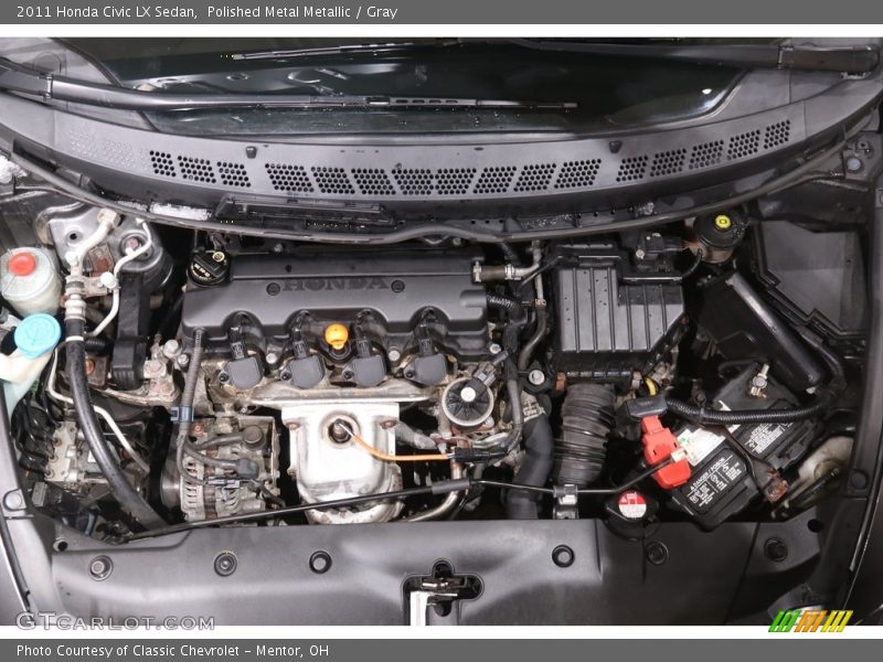 Polished Metal Metallic / Gray 2011 Honda Civic LX Sedan