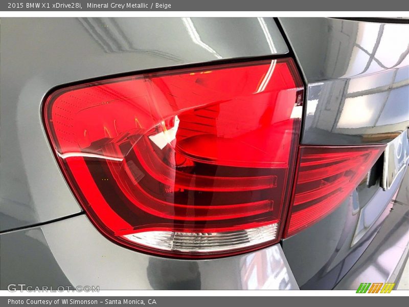 Mineral Grey Metallic / Beige 2015 BMW X1 xDrive28i